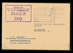 DDR ZKD Dienstbrief 1969 siehe Beschreibung (205933)
