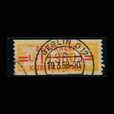 DDR ZKD 1958 Nr 17L IV gestempelt (400921)