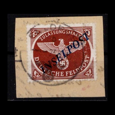 FELDPOST 1944 Nr 10BbI gestempelt (401683)