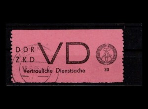 DDR ZKD 1965 Nr D2 gestempelt (402360)