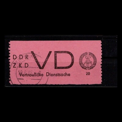 DDR ZKD 1965 Nr D2 gestempelt (402360)