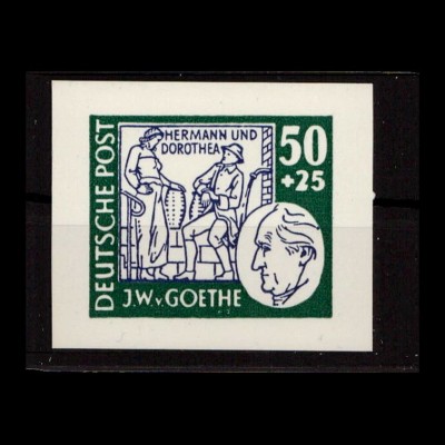 SBZ 1949 Goethe Probedruck postfrisch (402476)