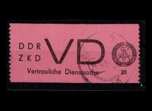 DDR ZKD 1965 Nr D2 gestempelt (403292)