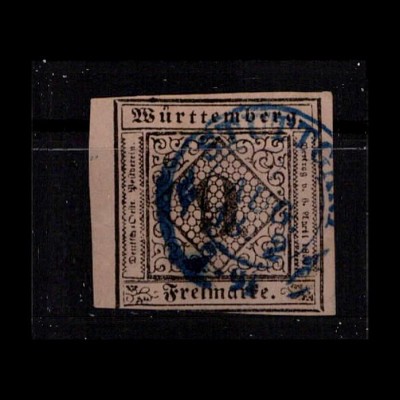 WUERTTEMBERG 1851 Nr 4 gestempelt (403391)