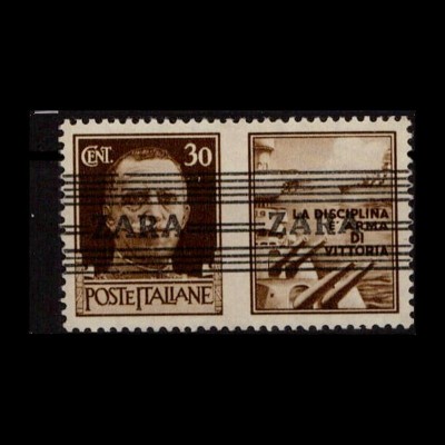 BES. II. WK. ZARA 1943 Nr 36.4 II postfrisch (403702)