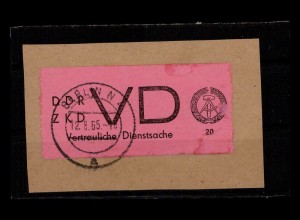 DDR ZKD 1965 Nr D2 gestempelt (404224)