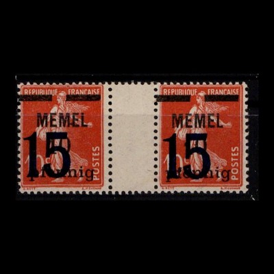 MEMEL 1921 Nr 34 ZW postfrisch (404335)