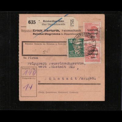 SBZ 1948 Nr 192 u.a. gestempelt (211529)