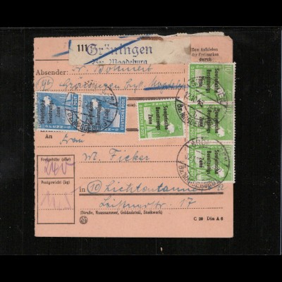 SBZ 1948 Nr 189 u.a. gestempelt (211531)
