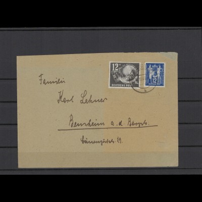 DDR 1949 interessanter Brief (212074)