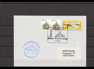 SCHIFFSPOST - 2006 Echt gelaufener Schiffspost- Brief (212731)