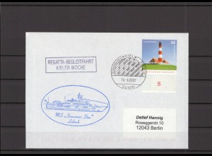 SCHIFFSPOST - 2007 Echt gelaufener Schiffspost- Brief (212732)