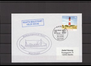 SCHIFFSPOST - 2009 Echt gelaufener Schiffspost- Brief (212805)