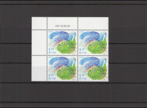ESTLAND 2009 - Viererblock Nr 641 postfrisch (212831)