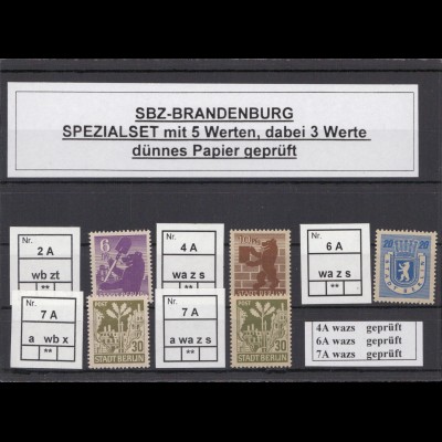 SBZ 1945 Kleines Lot postfrisch (213212)