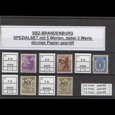 SBZ 1945 Kleines Lot postfrisch (213213)