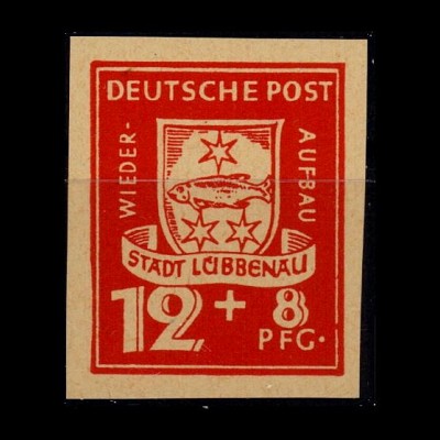 LUEBBENAU 1945 Nr 5B postfrisch (406383)