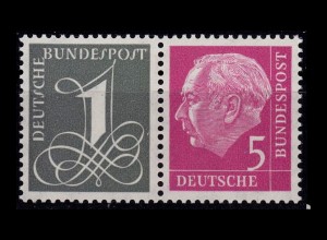 BUND 1958/60 ZD W17X postfrisch (406702)