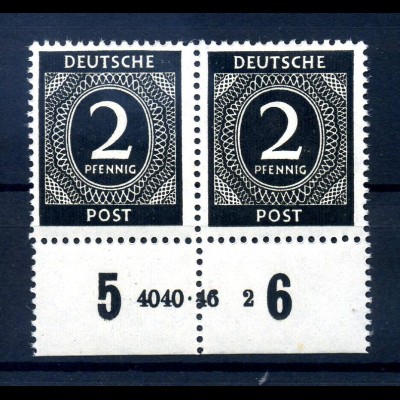 KONTROLLRAT 1946 Nr 912 postfrisch (408331)