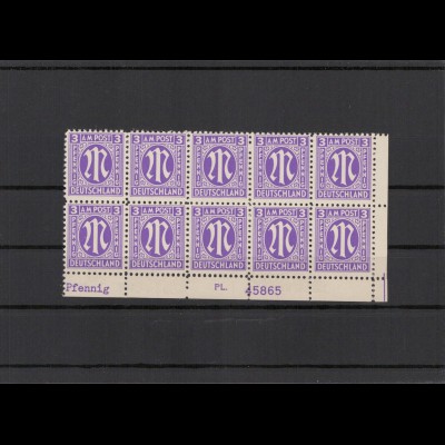 BIZONE 1945 Nr 1 postfrisch (213605)