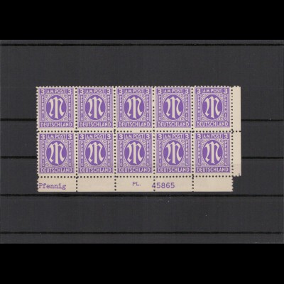 BIZONE 1945 Nr 1 postfrisch (213606)