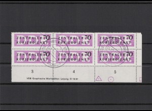 DDR DIENST 1956 Nr 9 DV gestempelt (213678)