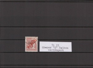 BERLIN 1949 PLATTENFEHLER Nr 31 AF II gestempelt (213813)