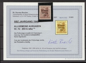 SBZ 1948 Nr 203Ab wbz postfrisch (213947)