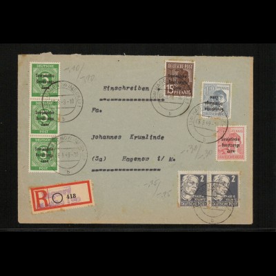SBZ 1948 Nr 186K gestempelt (214017)