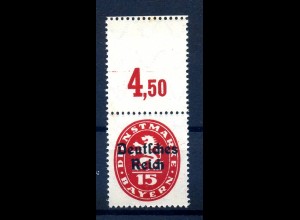 DEUTSCHES REICH 1920 Nr D36 postfrisch (214212)