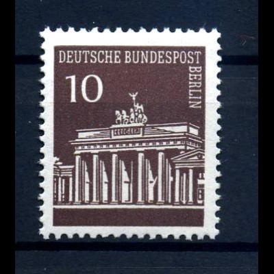 BERLIN 1966 PLATTENFEHLER Nr 286 II postfrisch (214237)