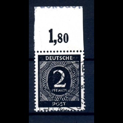 KONTROLLRAT 1946 Nr 912 gestempelt (214305)