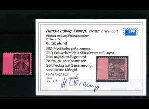 SBZ 1945 Nr 16 Ul postfrisch (215723)
