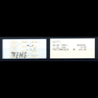 FINNLAND ATM 1992 Nr 12.2 Z4 postfrisch (216497)