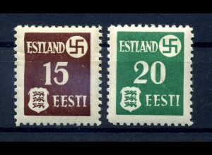 BES II. WK ESTLAND 1941 Nr 1-2y postfrisch (217646)