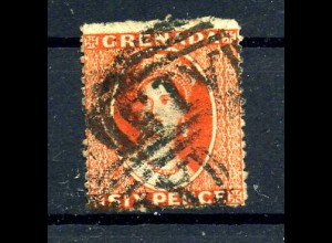 GRENADA 1861 Nr 2 gestempelt (217932)