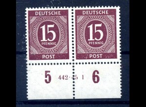KONTROLLRAT 1946 Nr 921 HAN postfrisch (219421)