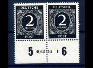 KONTROLLRAT 1946 Nr 912 HAN postfrisch (219437)