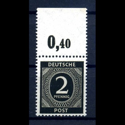 KONTROLLRAT 1946 Nr 912b postfrisch (219521)