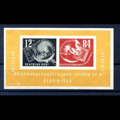 DDR 1950 Bl.7 postfrisch (219641)