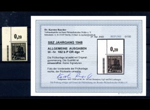 SBZ 1948 Nr 182b postfrisch (220220)