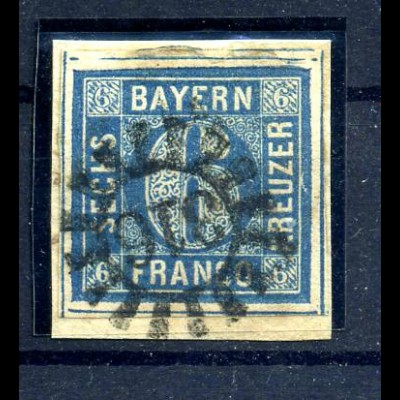 BAYERN 1862 Nr 10 gestempelt (220405)