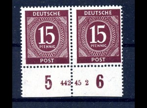 KONTROLLRAT 1946 Nr 921 HAN postfrisch (220487)