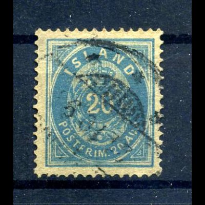 ISLAND 1882 Nr 14A gestempelt (220543)