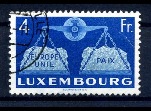 LUXEMBURG 1951 Nr 483 gestempelt (220806)