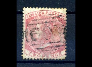 JAMAIKA 1860 Nr 2 gestempelt (220809)