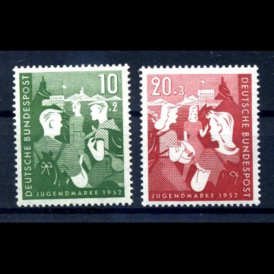 BUND 1952 Nr 153-154 postfrisch (221215)