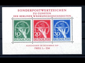 BERLIN 1949 Bl.1 postfrisch (221818)