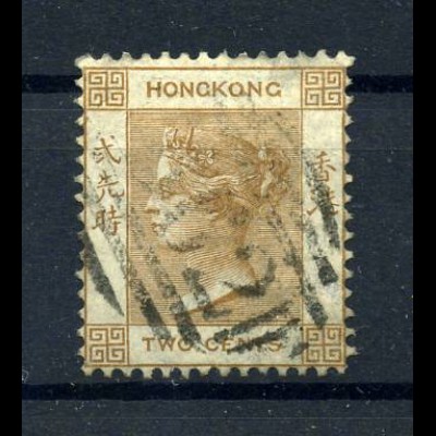 HONGKONG 1863 Nr 8 gestempelt (221854)