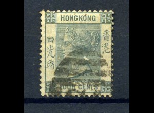 HONGKONG 1863 Nr 9 gestempelt (221863)